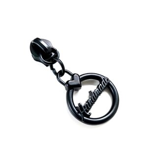 Trekker ring handmade mat zwart