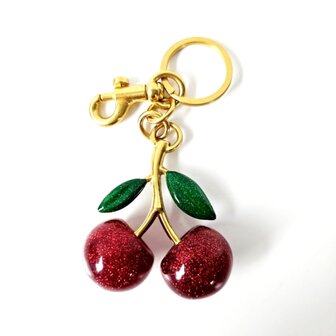 Bag Charm Cherry rood