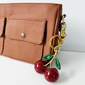 Bag Charm Cherry naturel