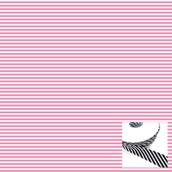 Biaisband stripe roze