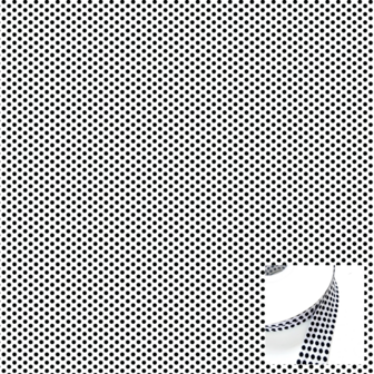 Biaisband dots zwart