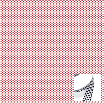 Biaisband dots rood