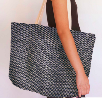 Paper Knit Raffia Nautic Waves
