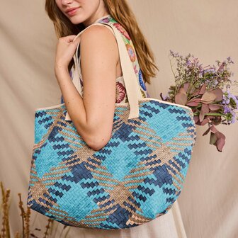 Zig Zag PU Leather Galapagos