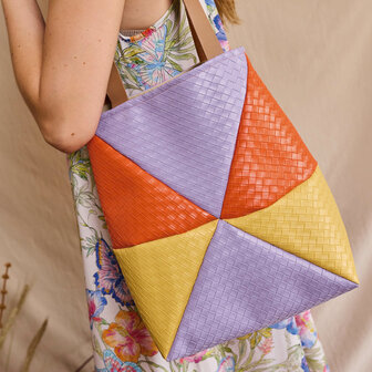 Hamper PU Leather Orange