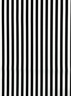 Cotton Twill - Zwart Wit Gestreept