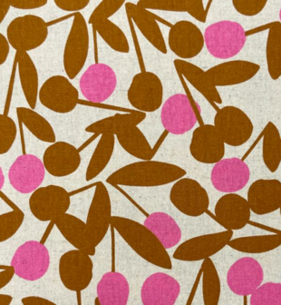 Cherry Pink Cognac Canvas
