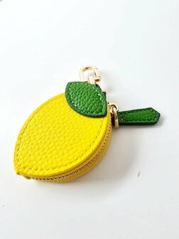 Bag Charm Portemonneetje Citroen