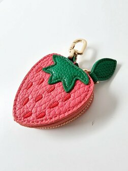 Bag Charm Portemonneetje Aardbei