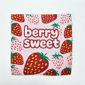 Label Berry Sweet