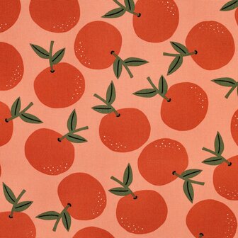 Canvas Fruits Oranges Peach