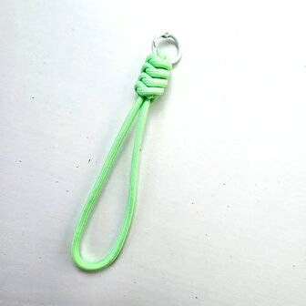 Bag Charm Groen met musketon