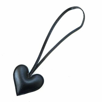 Bag Charm Hart zwart