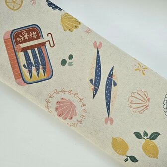 COUPON - Canvas linnenlook Sardines