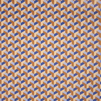 Vegan Leather Print Tridimensional Jeans