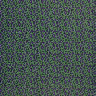Kunstleer Wild Shamrock/Violet