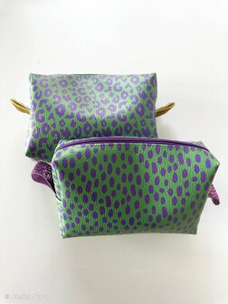 Kunstleer Brush Shamrock/Violet