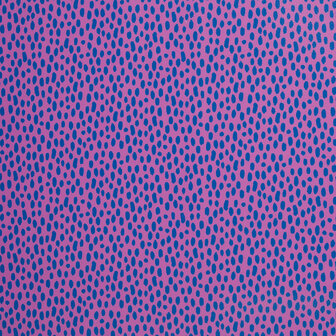 Kunstleer Brush Dahlia/Kobalt