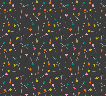 Bits and Bobs - Pins in Black