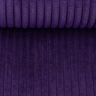 Ribfluweel violet