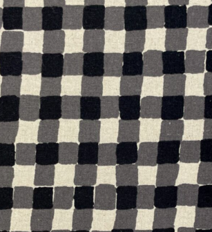 Cotton linen canvas - Black