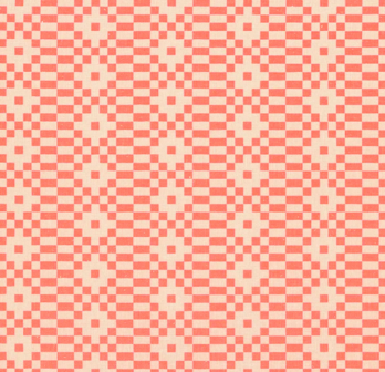 Ruby Star Society &ndash; Lofi Lines - Neon Coral Bitmapped