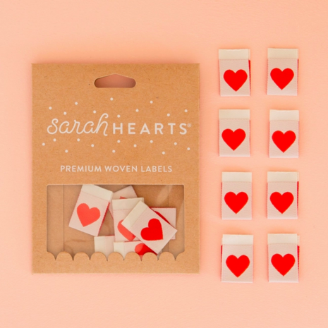 Labels 'Red Heart'