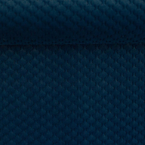 Fluweel patroon blauw