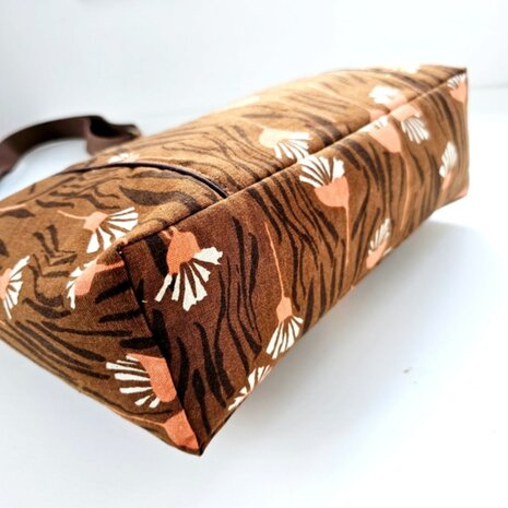 DIY pakket - Esmee tas Flowers Naturel / Pepper