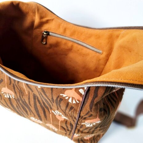 DIY pakket - Esmee tas Lines Earth / Obsidian