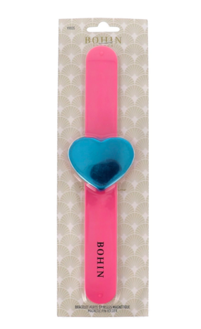 Bohin - Speldenmagneet Armband roze
