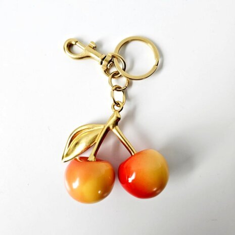 Bag Charm Cherry naturel