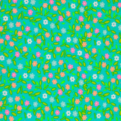 Petit Pan - Toile cir&eacute;e Peace and Love Azure