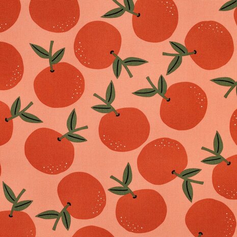 Canvas Fruits Oranges Peach