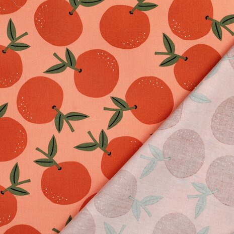 Canvas Fruits Oranges Peach