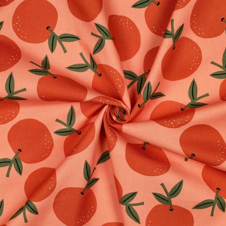 Canvas Fruits Oranges Peach