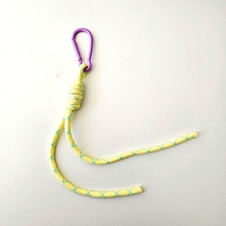 Bag Charm Koord Geel/Munt