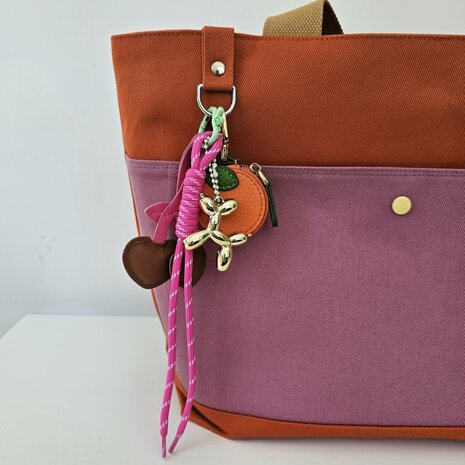 Bag Charm Ballonhondje wit