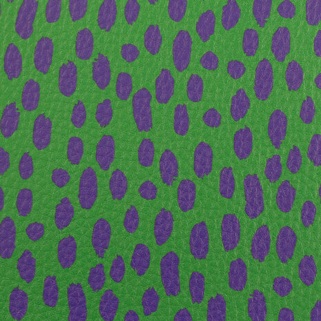 Kunstleer Brush Shamrock/Violet