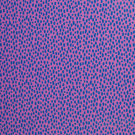 Kunstleer Brush Dahlia/Kobalt