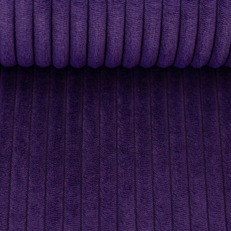 Ribfluweel violet