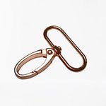 Musketon rosé afgerond binnenmaat 38 mm