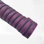 Rits orchid met gun black/titanen tandjes 4 mm