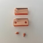 Riemklem 40 mm rosé