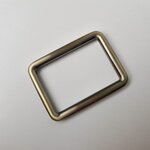 Passant antiek messing/brons fijn 30 mm