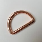 D-ring rosé fijn 30 mm