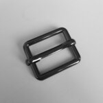 Schuifgesp gunblack fijn binnenmaat 20 mm