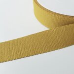 Tassenband 30 mm oker met glitter SOEPEL