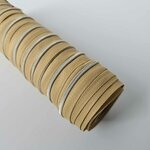 Rits 'goud' kleur met licht gouden tandjes 4 mm