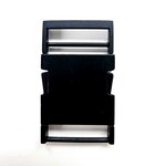 Klikgesp metaal mat zwart 32 mm new